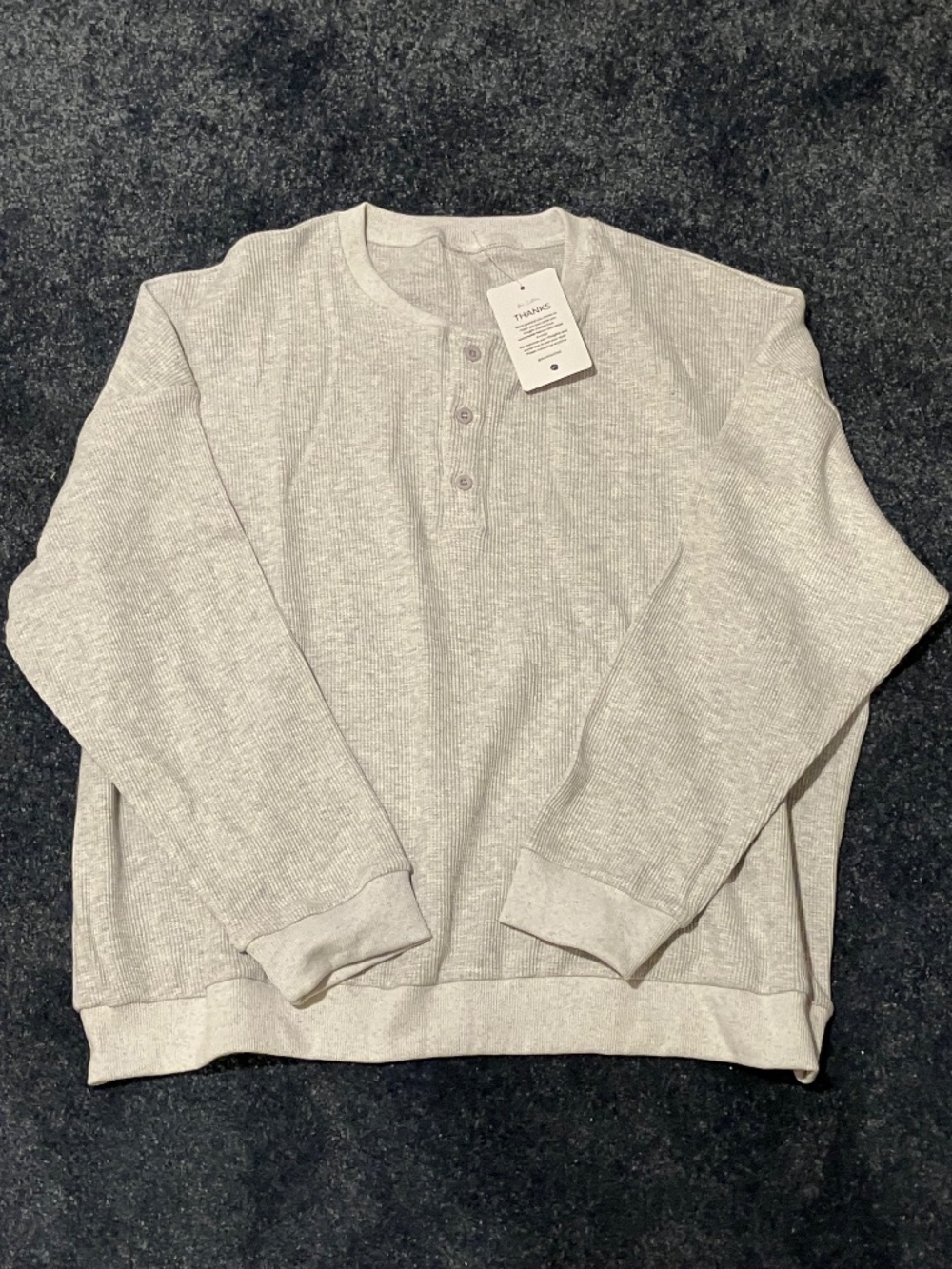 NWT Oversized Waffle Knit Lounge Set (Medium) - Picture 7 of 12